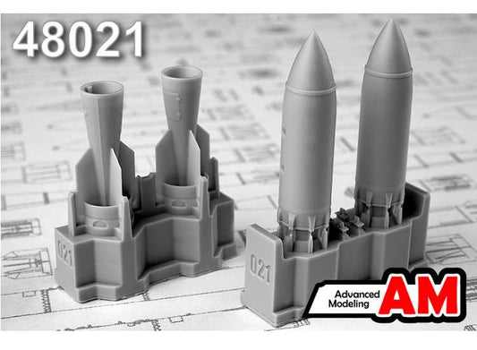1/48 Advanced Modeling - BETAB-500 500 kg Concrete piercing bomb set