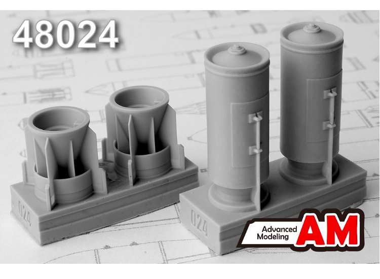 1/48 Advanced Modeling - RBK-500 ShOAB-0,5 500 kg Cluster Bomb loaded with Fragmentation