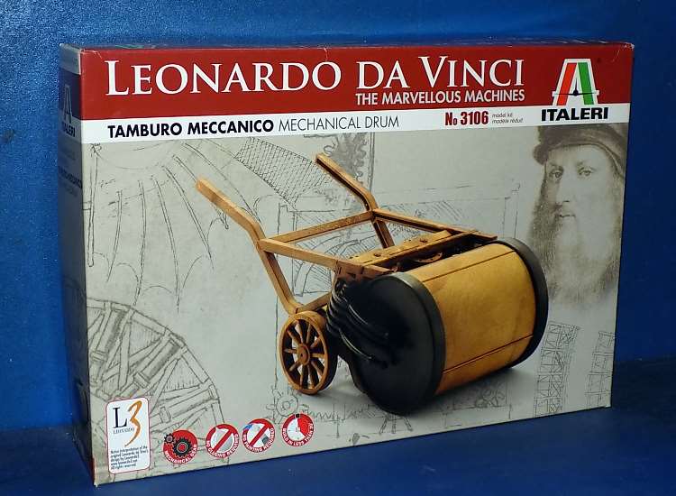 '- Italeri - Leonardo Da Vinci Machines: Mechanical Drum