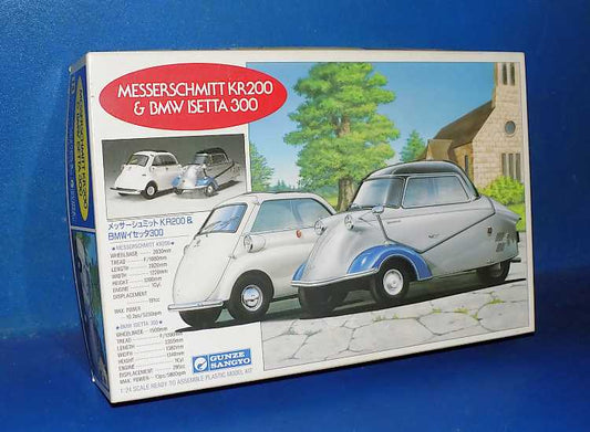 1/24 Gunze Sangyo - Messeerschmitt KR200 & BMW Isetta 300