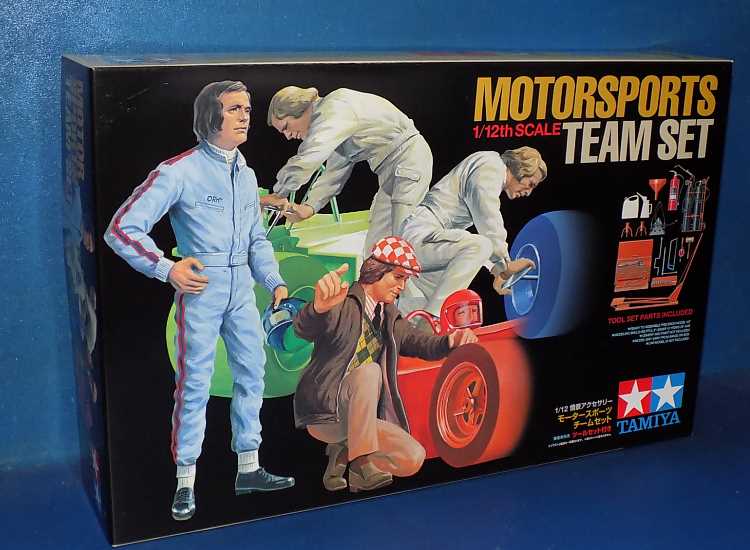1/12 Tamiya - Motor Sports Team Set