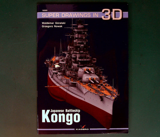 Kagero - 16005: Super Drawings in 3D IJN Battleship Kongo