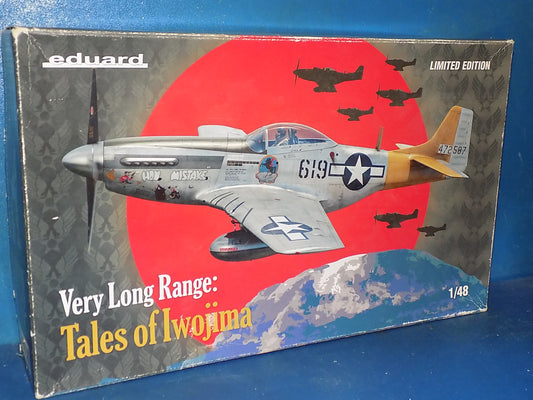 1/48 Eduard - P-51 Mustang - Vewry Long Range Tales of Iwojima