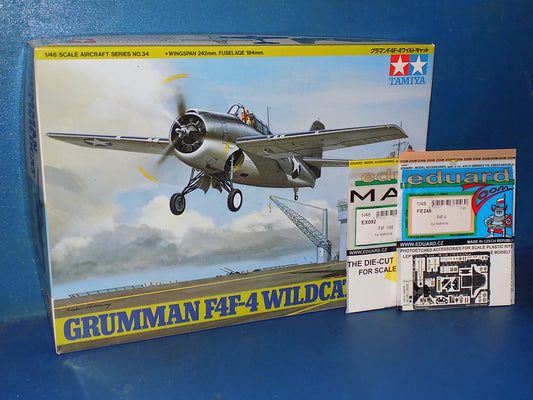 1/48 Tamiya - F4F-4 Wildcat w/Extra
