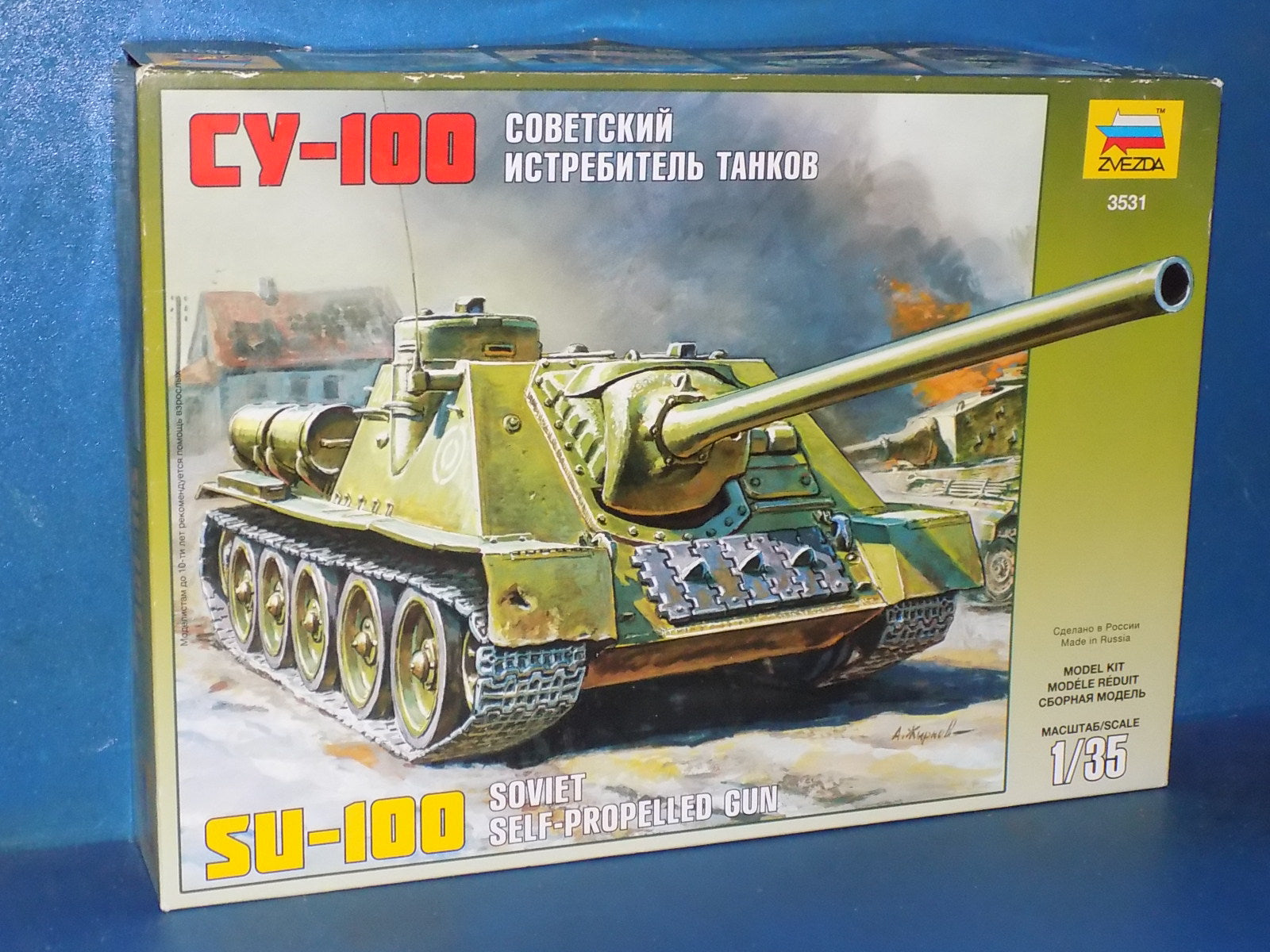 1/35 Zvezda - su-100 Soviet SPG