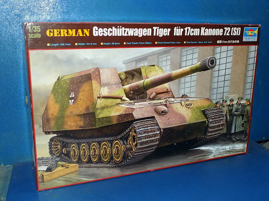 1/35 Trumpeter - German Geschutzwagen Tiger fur 17cm Kanone