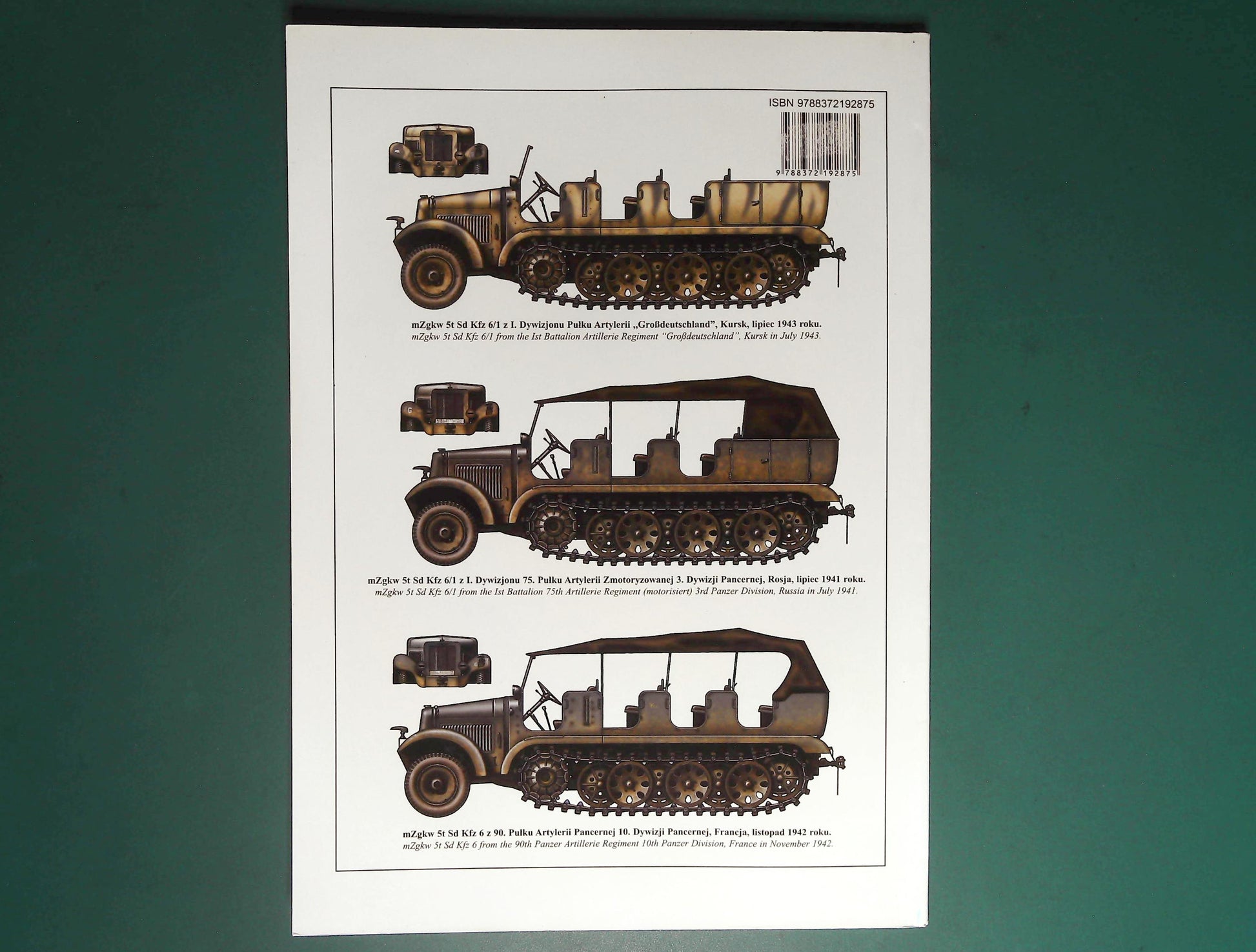  Wydawnictwo Militaria - TankPower Vol 272: mZgkw 5t Sd.Kfz.6