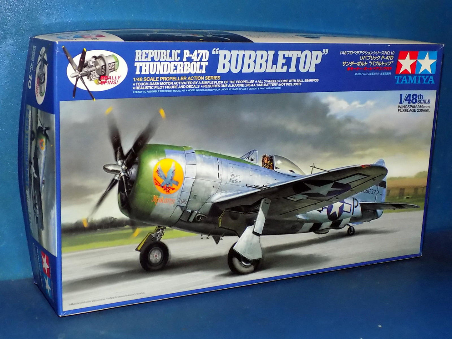 1/48 Tamiya - P-47D Thunderbolt Bubbletop Motorized