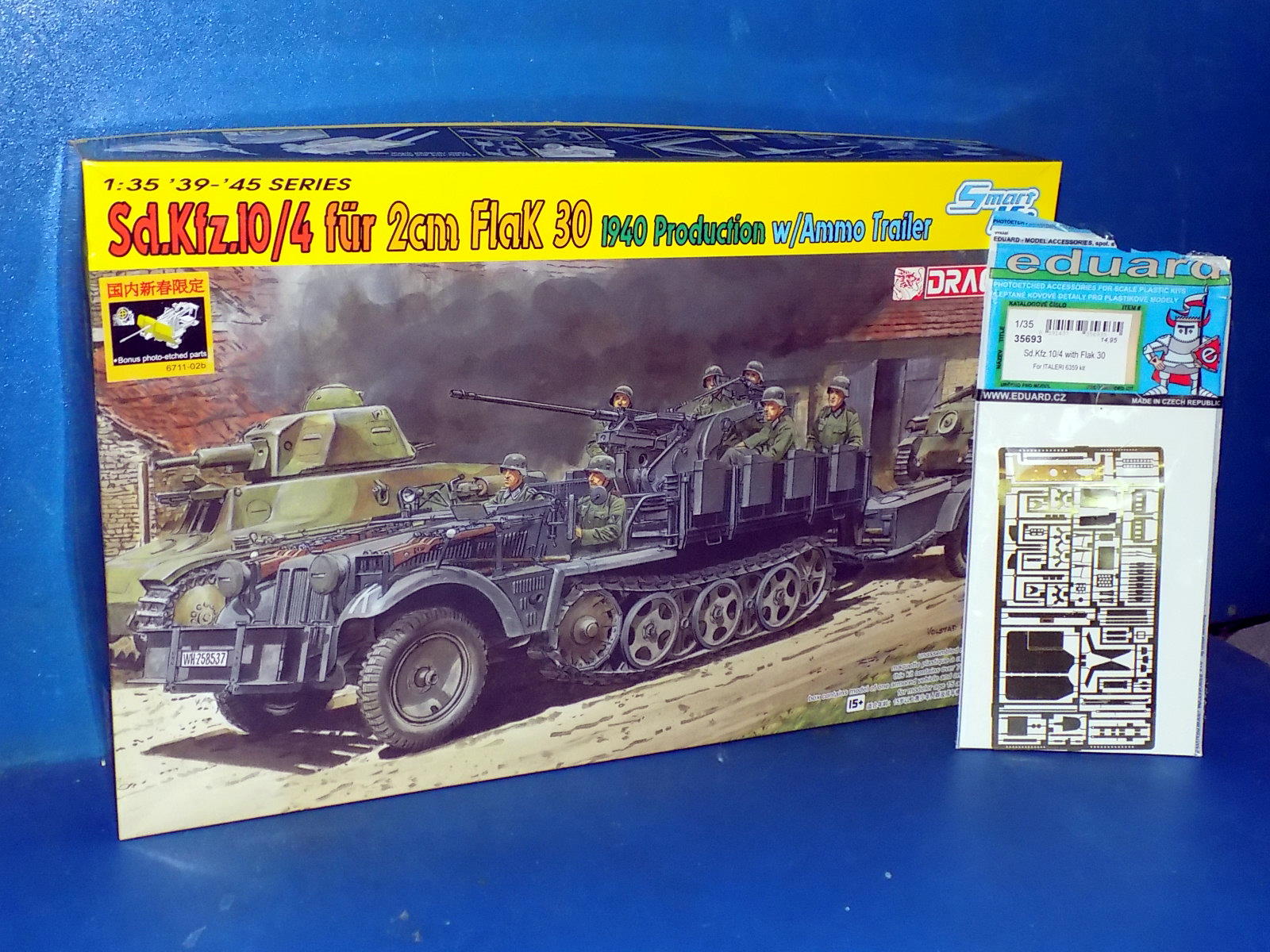 1/35 Dragon - Sd.Kfz.10/4 fur 2cm Flak 30 w/Extra