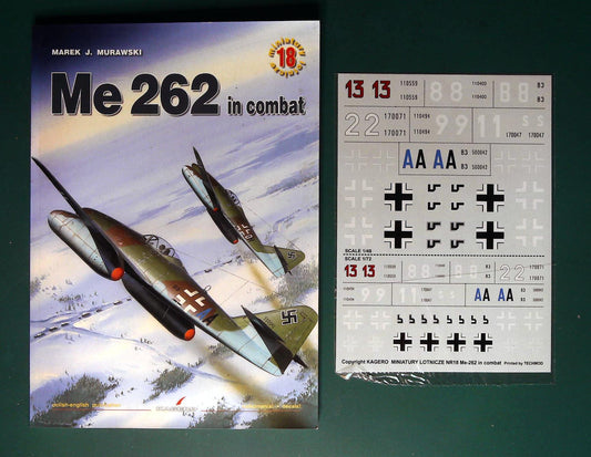  Kagero - Mini 18: Me262 in Combat w/Decals