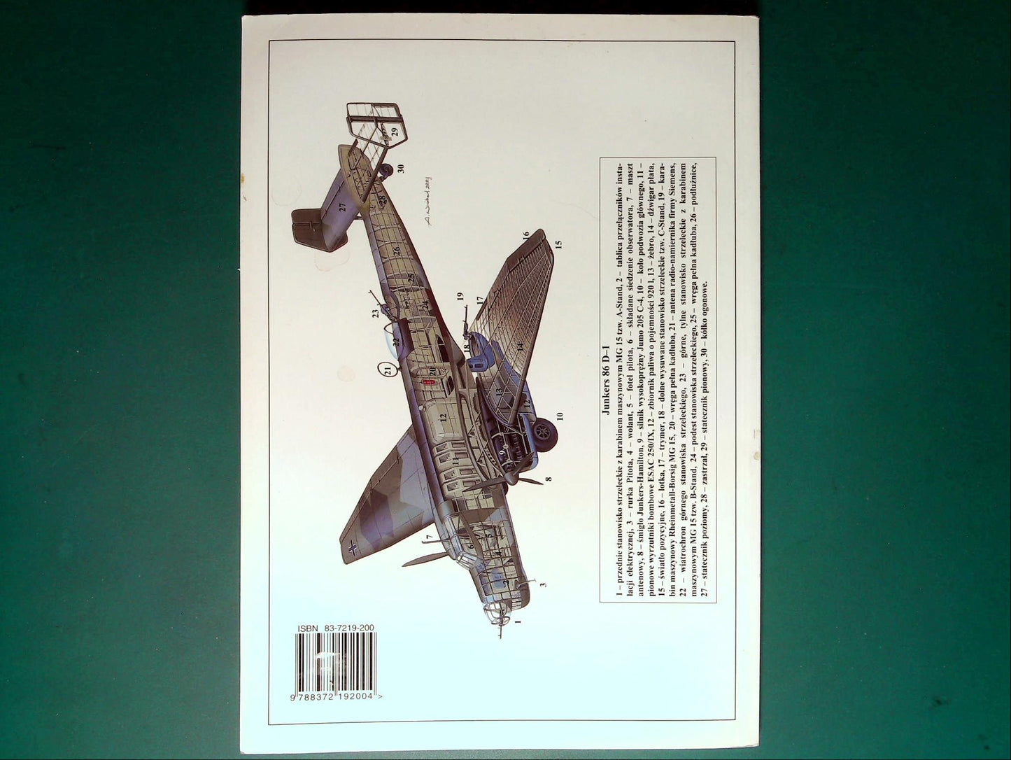  Wydawnictwo Militaria - No 142: Junkers 86 (Polish Text)