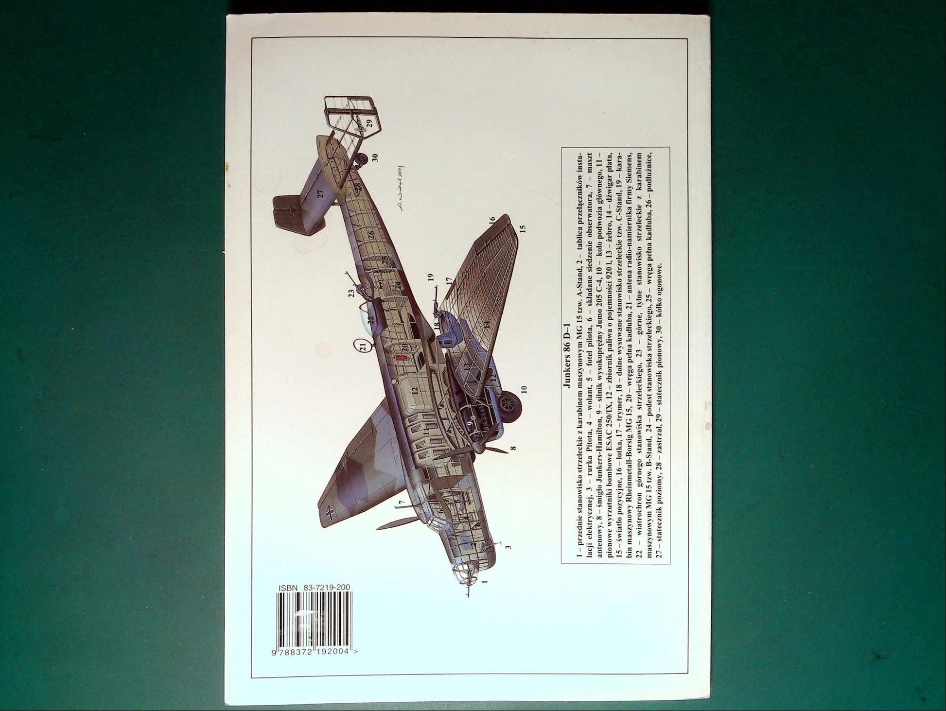  Wydawnictwo Militaria - No 142: Junkers 86 (Polish Text)