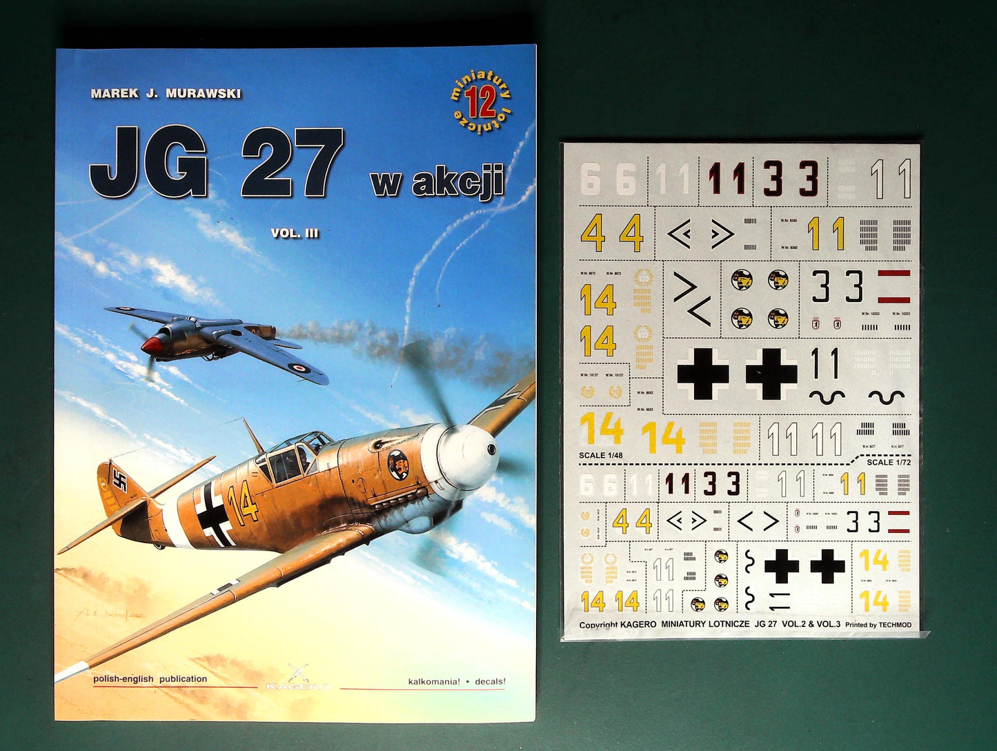  Kagero - Mini 12: JG27 w akcji Vol III w/Decals