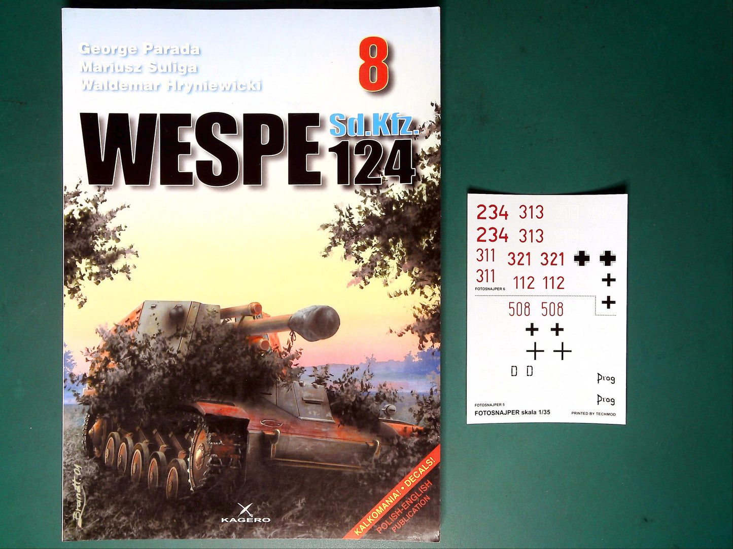  Kagero - Photosniper 8: Wespe Sd.Kfz.124 w/Decals