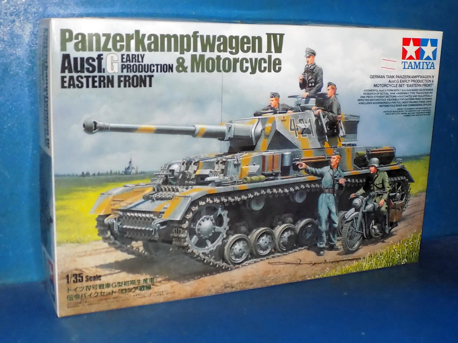 1/35 Tamiya - Panzerkampfwagen IV Ausf.G Early w/Motorcycle