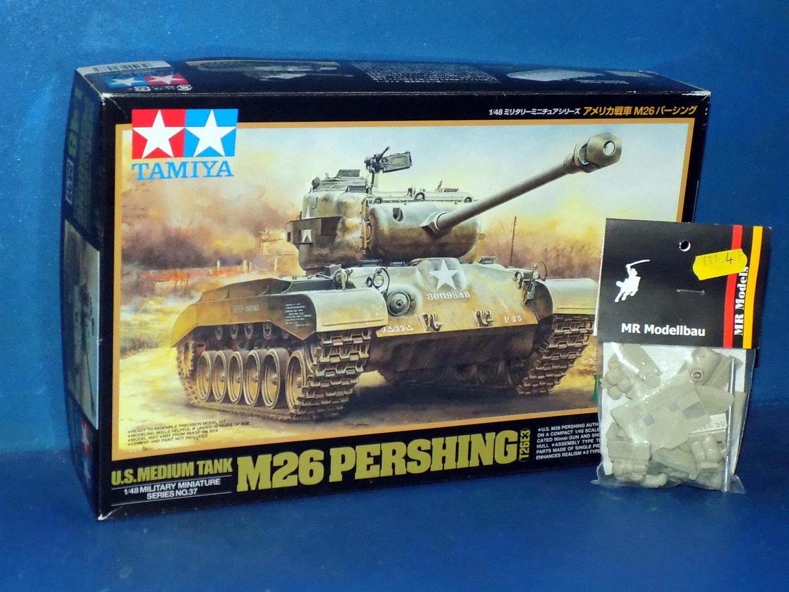 1/48 Tamiya - M26 Pershing w/Extra