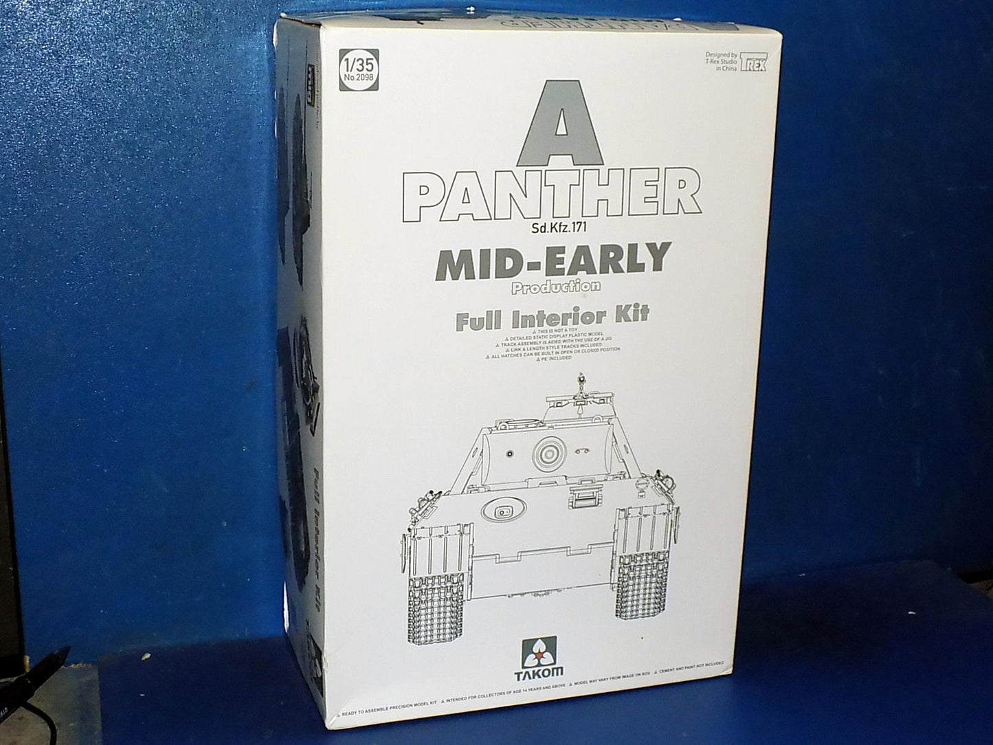 1/35 Hasegawa - Panther A Mid-Early w/Full Interior