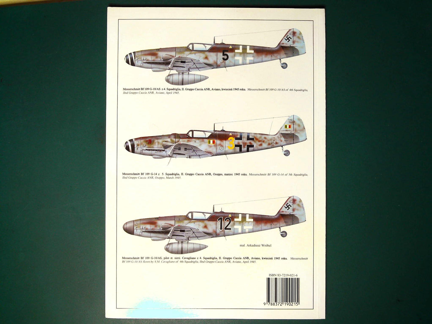  Wydawnictwo Militaria - 70: Luftwaffe we Wloszech 1945 (Polish Text)