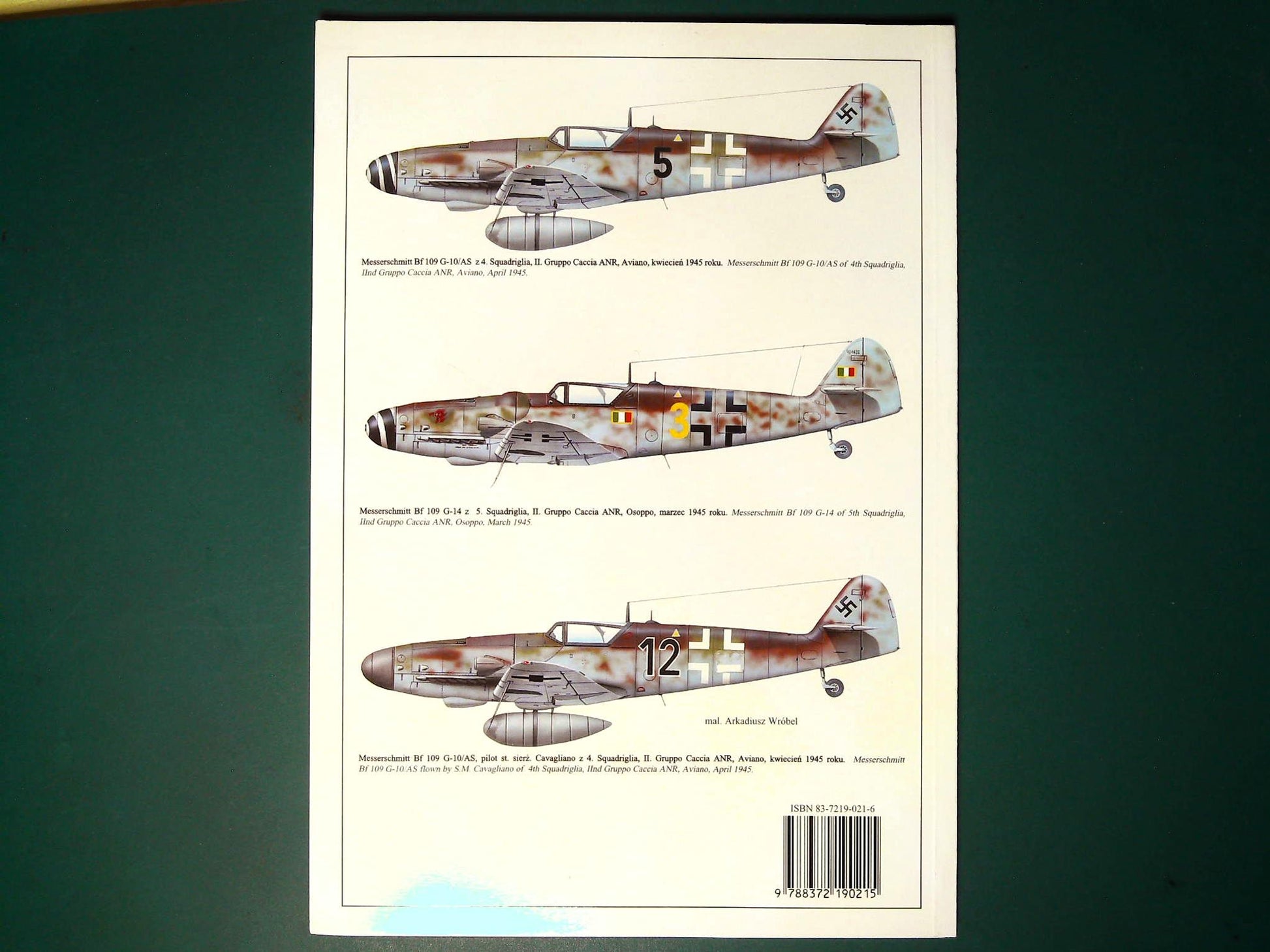 Wydawnictwo Militaria - 70: Luftwaffe we Wloszech 1945 (Polish Text)