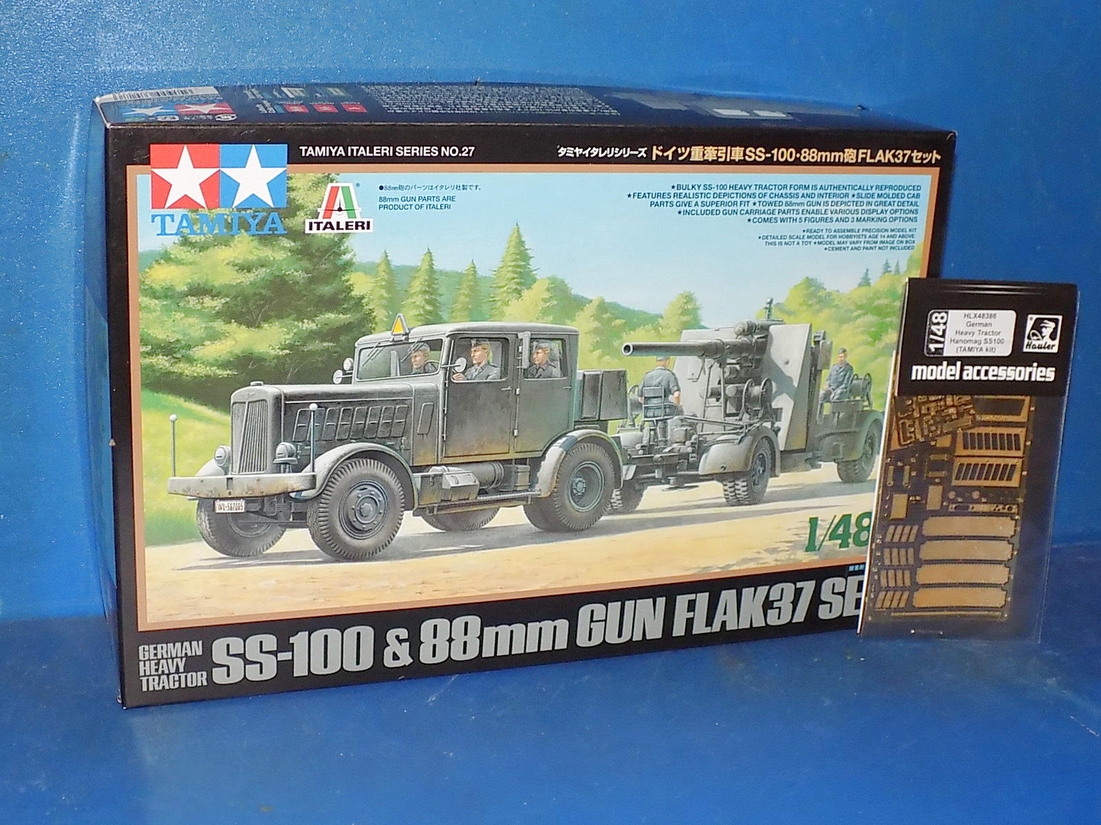 1/48 Tamiya - SS-100 & 88mm Gun Flak 37 w/Extra