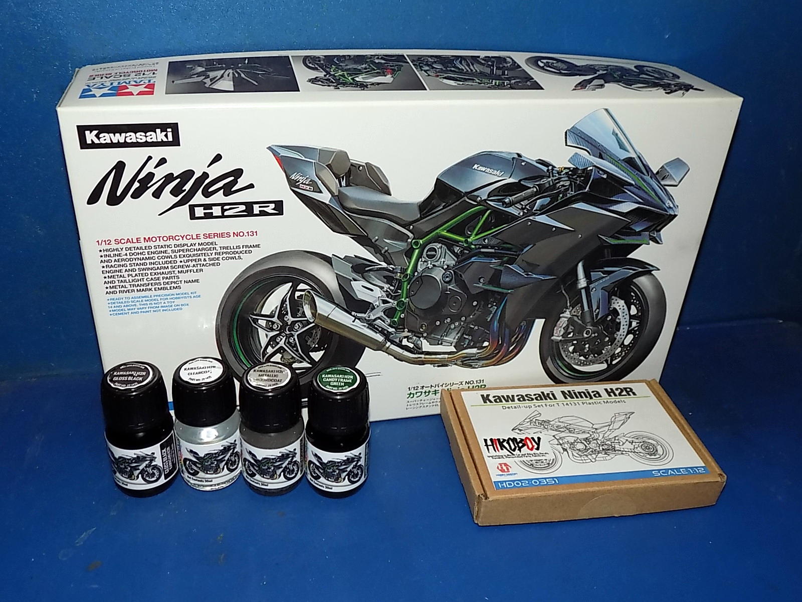 1/12 Tamiya - Kawasaki Ninja H3R w/Extras