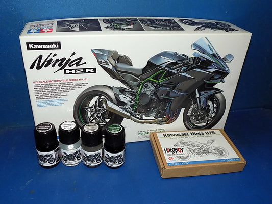 1/12 Tamiya - Kawasaki Ninja H3R w/Extras