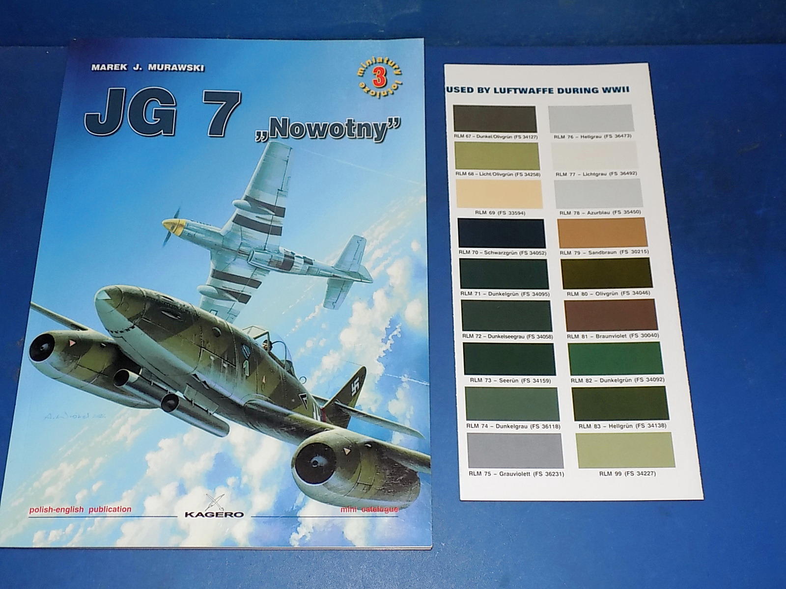 Kagero - Mini 3: JG7 Nowotny  w/Mini Swatch / Catalogue