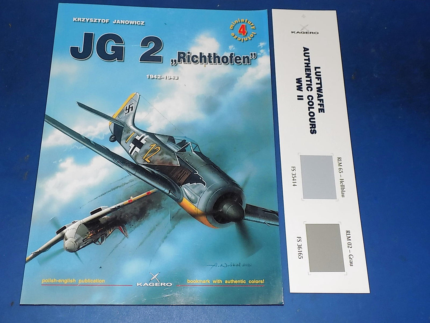  Kagero - Mini 4: JG2 Richthofen 1942-1943 w/Bookmark