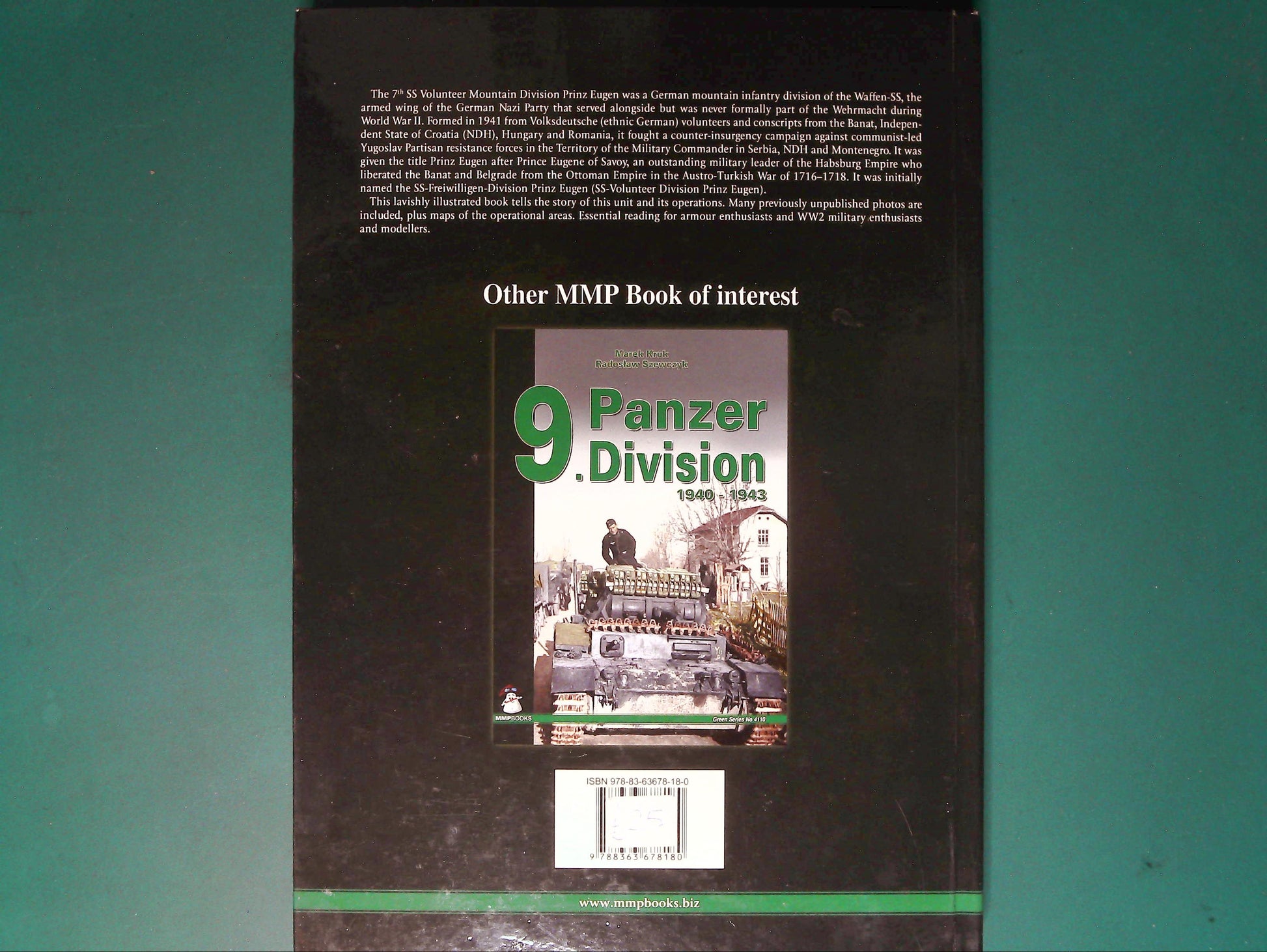  MMP - Green Series 4115: Prinz Eugen: The Story of 7 Freiwilligen Gebirgs Division 1942-194
