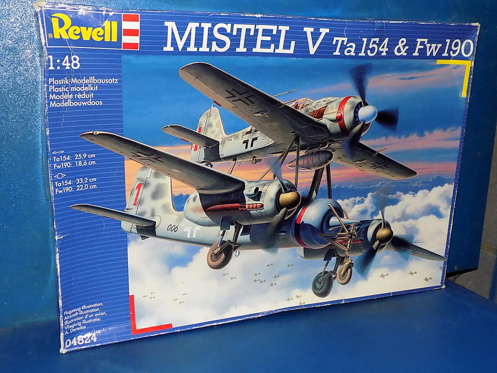 1/48 Revell - Mistel V Ta154 & Fw190