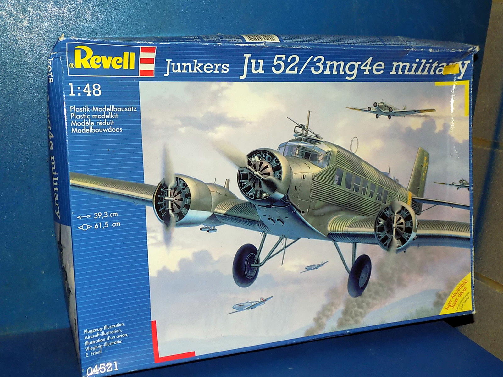 1/48 Revell - Junkers Ju52/3mg4e Miltary (NO Decals)