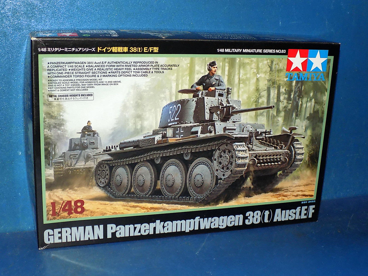 1/48 Tamiya - Pz.Kpfw.38(t) Ausf.E/F