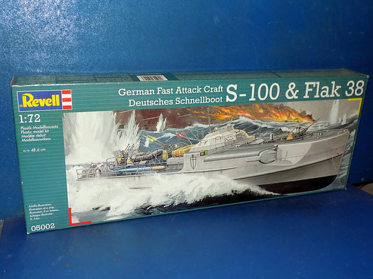 1/72 Revell - Schnellboot S-100 & Flak 38