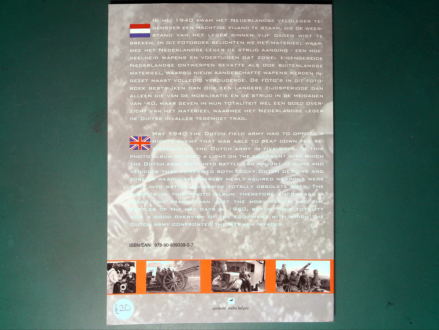  Gleskers - Holland Paraa! 1 Dutch Army Equipment 1939-1940