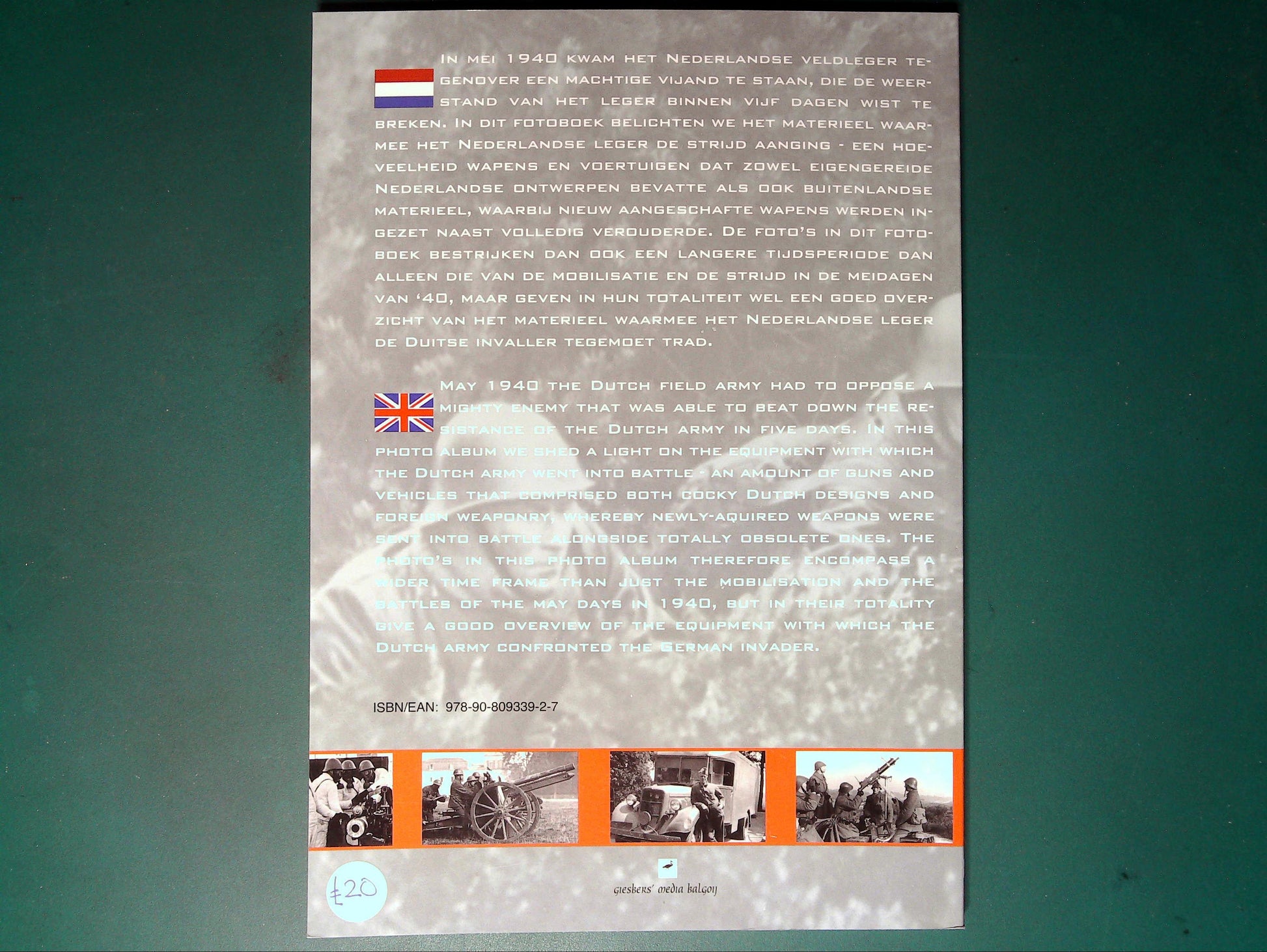  Gleskers - Holland Paraa! 1 Dutch Army Equipment 1939-1940