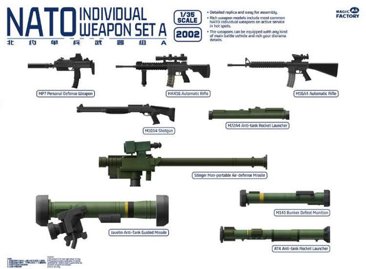 1/35 Magic Factory - NATO Individual Weapon Set A