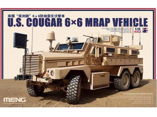 1/35 Meng Model - US Cougar 6×6 MRAP Vehicle