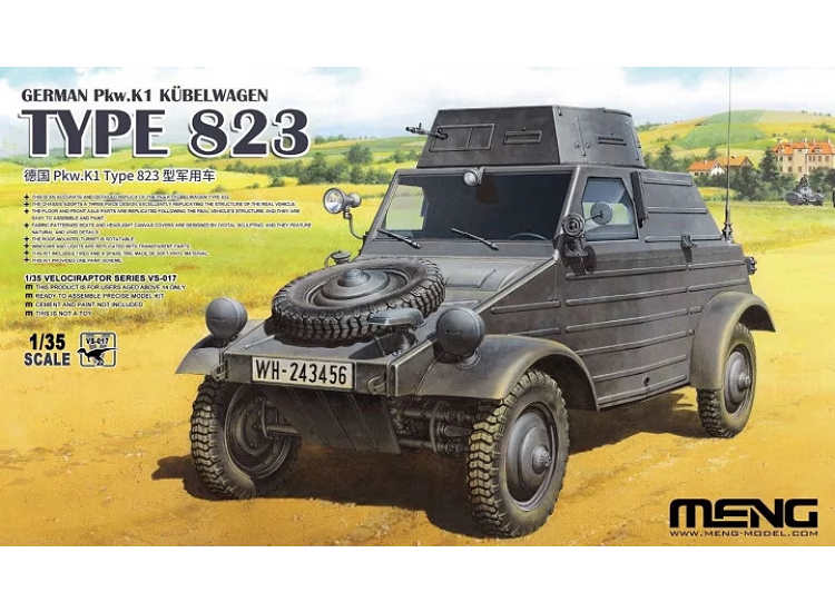 1/35 Meng Model - German Pkw. K1 Kübelwagen Type 823