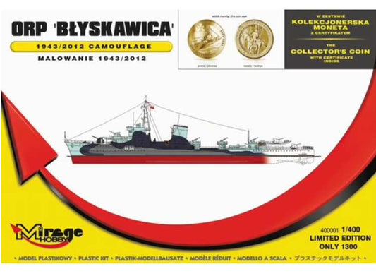 1/400 Mirage Hobby - ORP Blyskawica