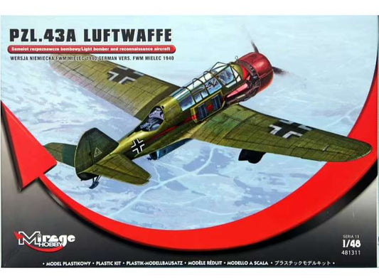 1/48 Mirage Hobby - PZL.43A Luftwaffe