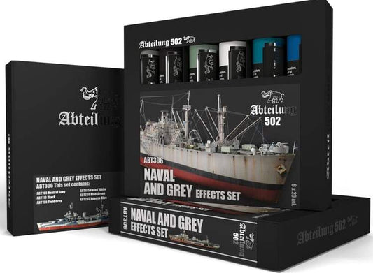 - Mig Productions - Naval and Grey Effects Oil Colour Set