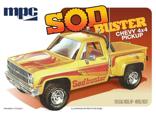 1/25 MPC - 1981 Chevy Stepside Pickup Sod Buster