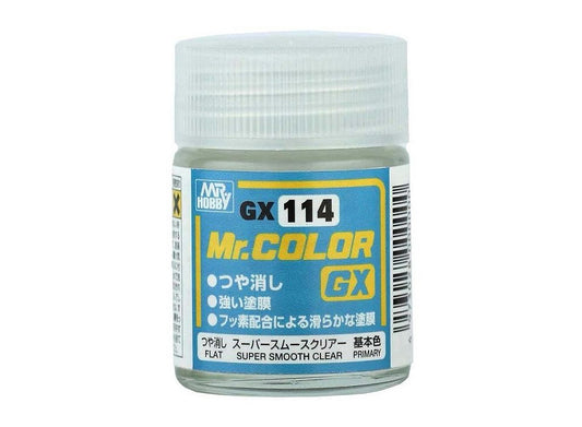 18ml Mr Hobby - Mr Clear Color GX Super Smooth Clear Flat Lacquer