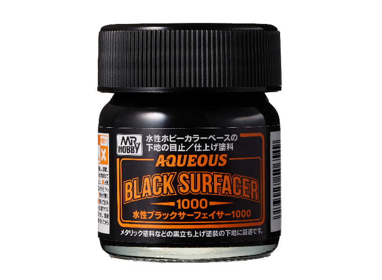 40ml Mr Hobby - Aqueous Black Surfacer 1000