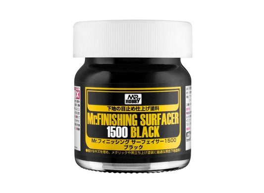 40ml Mr Hobby - Mr Finishing Surfacer 1500 Black