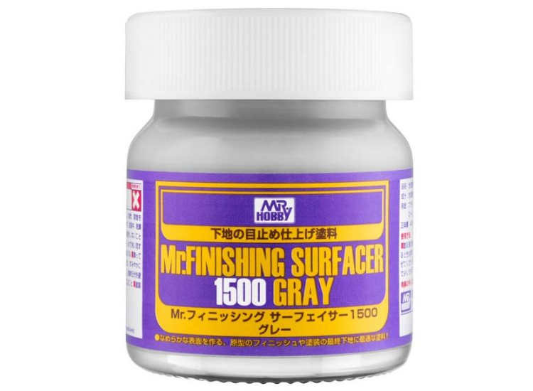 40ml Mr Hobby - Mr Finishing Surfacer 1500 Grey