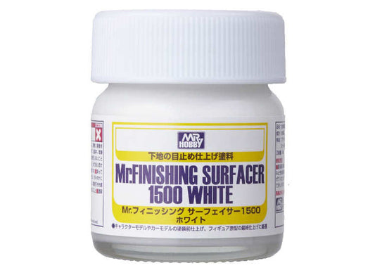 40ml Mr Hobby - Mr Finishing Surfacer 1500 White