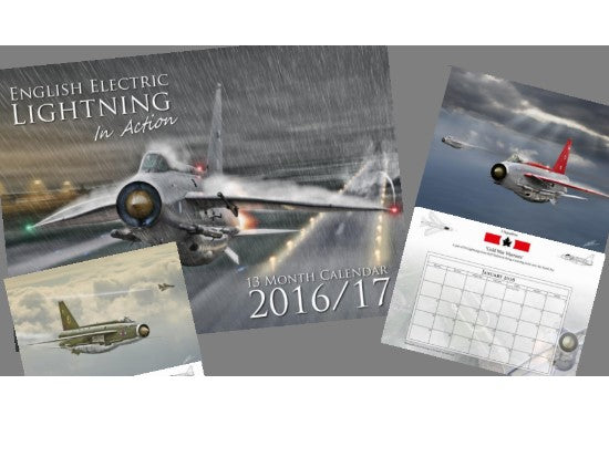 na MFS - English Electric Lightning In Action Calendar 2016