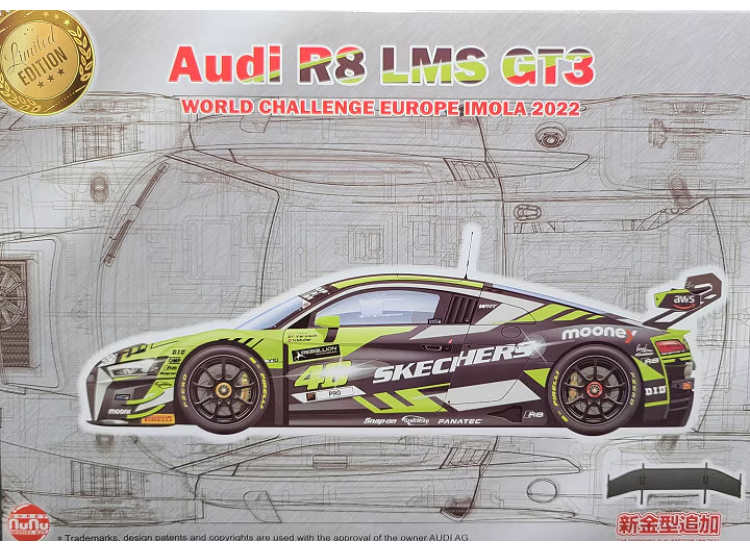 1/24 NuNu - Audi R8 LMS GT3 World Challenge Europe Imola 2022