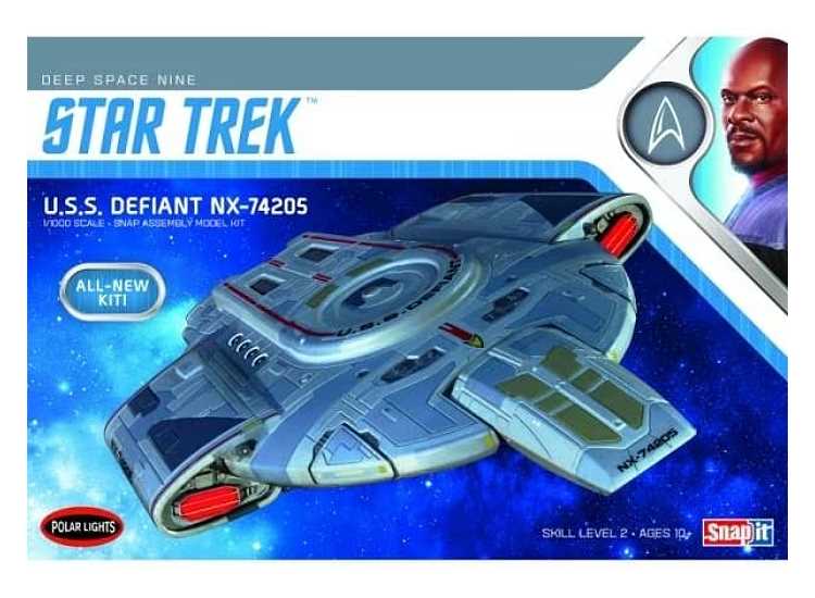 1/1000 Polar Lights - Star Trek U.S.S. Defiant NX-74205 - snap assembly